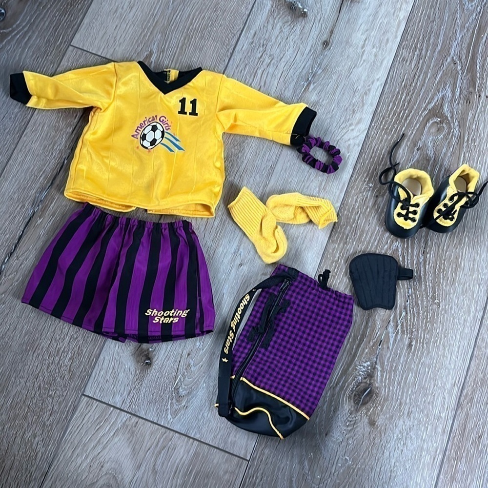 American Girl Shooting Stars Soccer Outfit Retired Pleasant Co. 1996